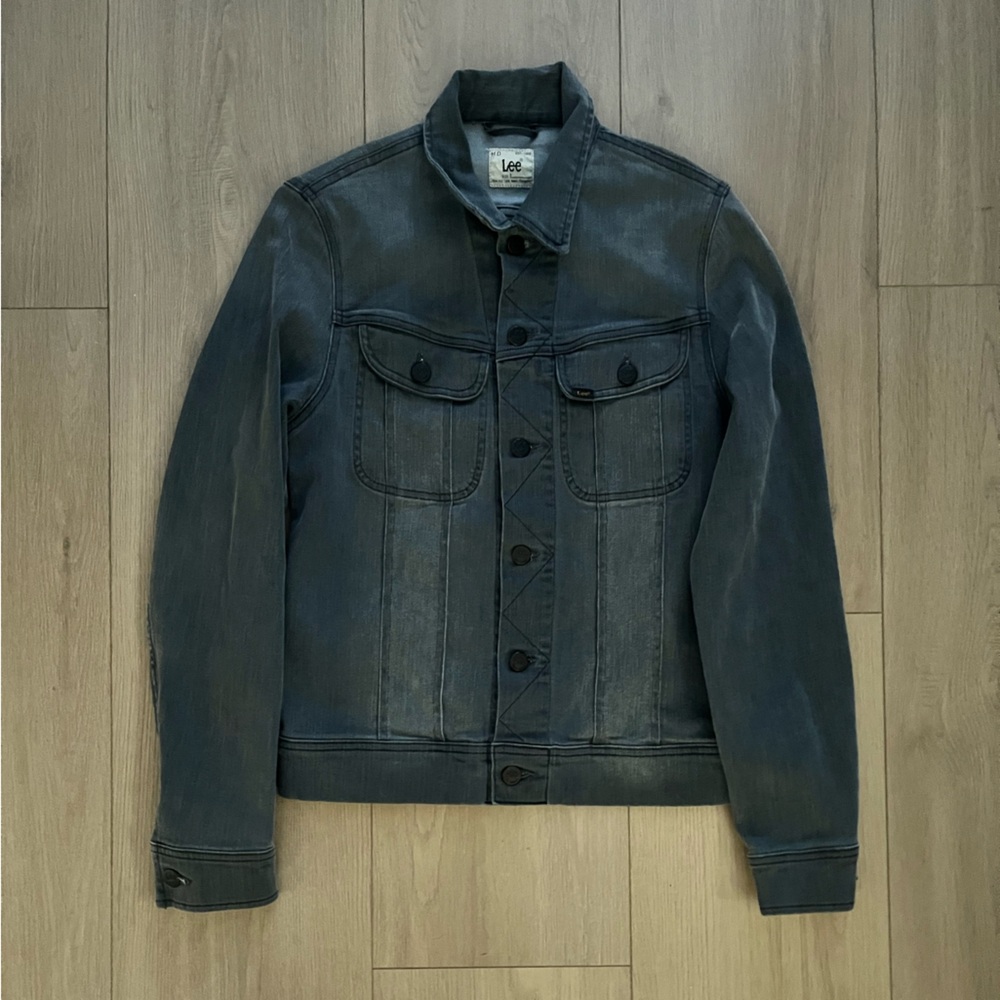 Lee Men's Denim Jacket - Dark Gray Blue